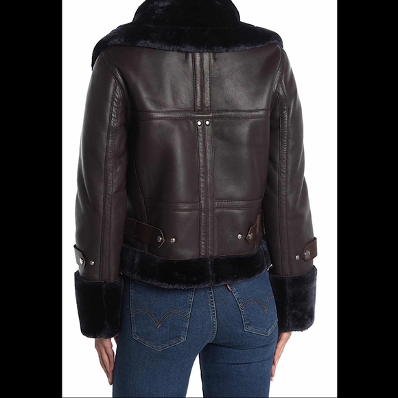 🔥🔥🔥NWT Walter Baker Lianna Leather Jacket - Picture 6 of 16